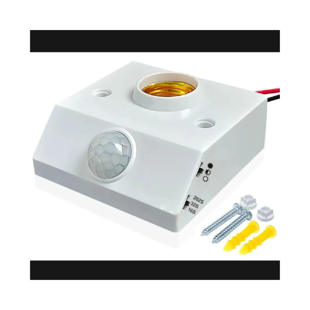 Exposed Infrared Human Body Sensor Switch Lamp Base Corridor LED Lamp Base