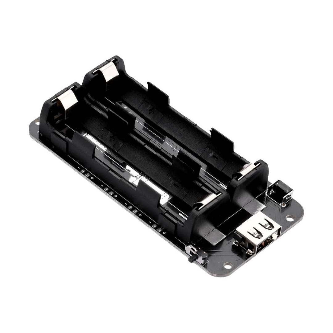 2 Channel 18650 Battery Holder with Overcharge Protection Board