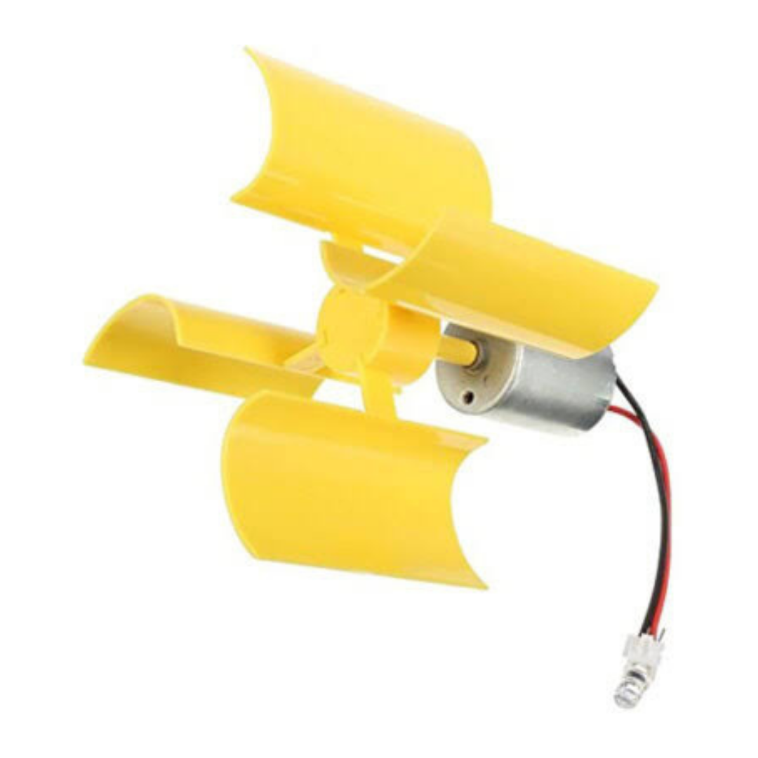 Micro Wind Turbine with Small DC Blades