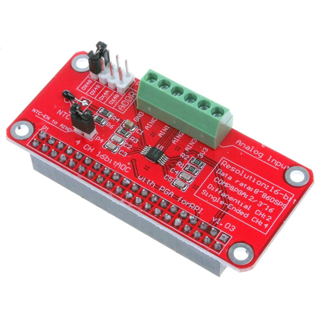 ADS1115 16-Bit ADC Module for Raspberry Pi