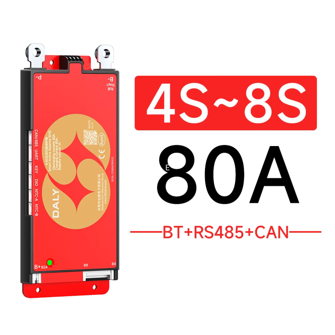 DALY Smart Active Balance BMS 4S–8S 60A