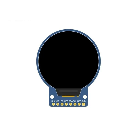 1.28" Round TFT Display 240x240 ESP32 With Display