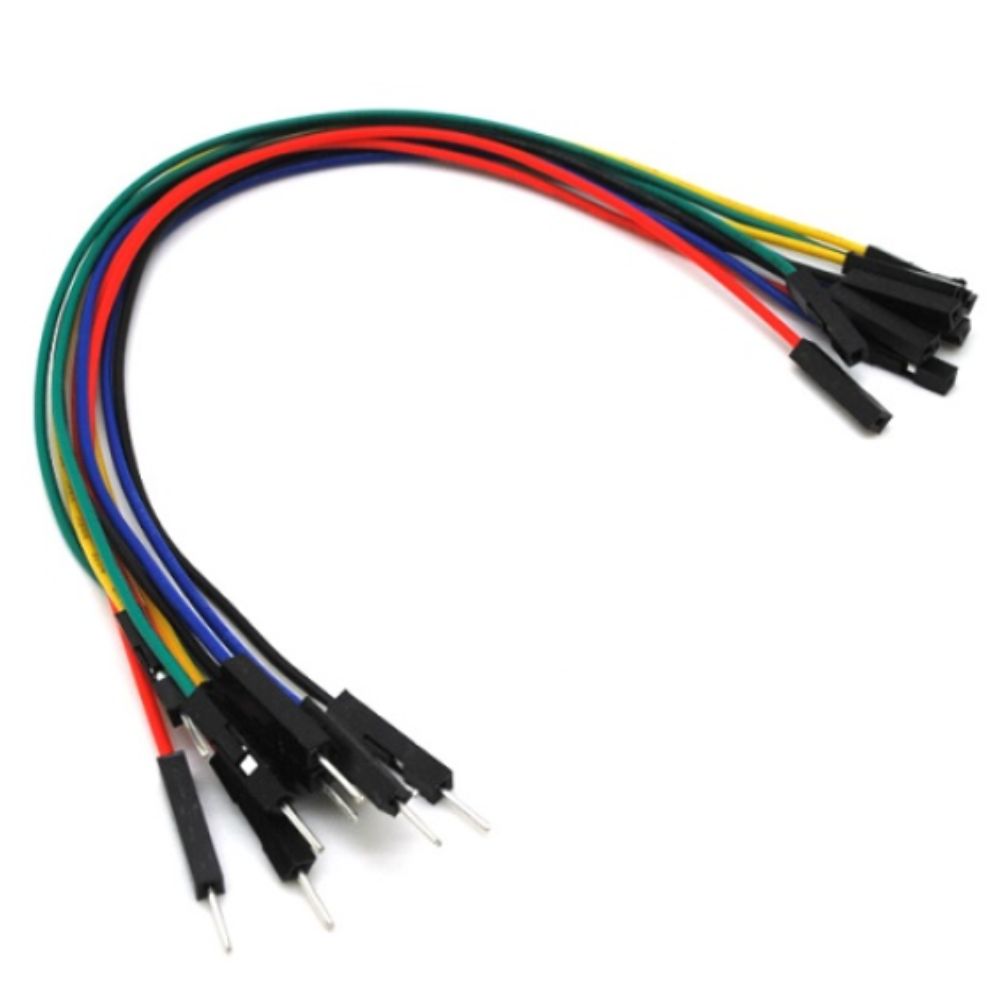 20Pcs Female to Male 20 cm Jumper Wires (Pack of 20)