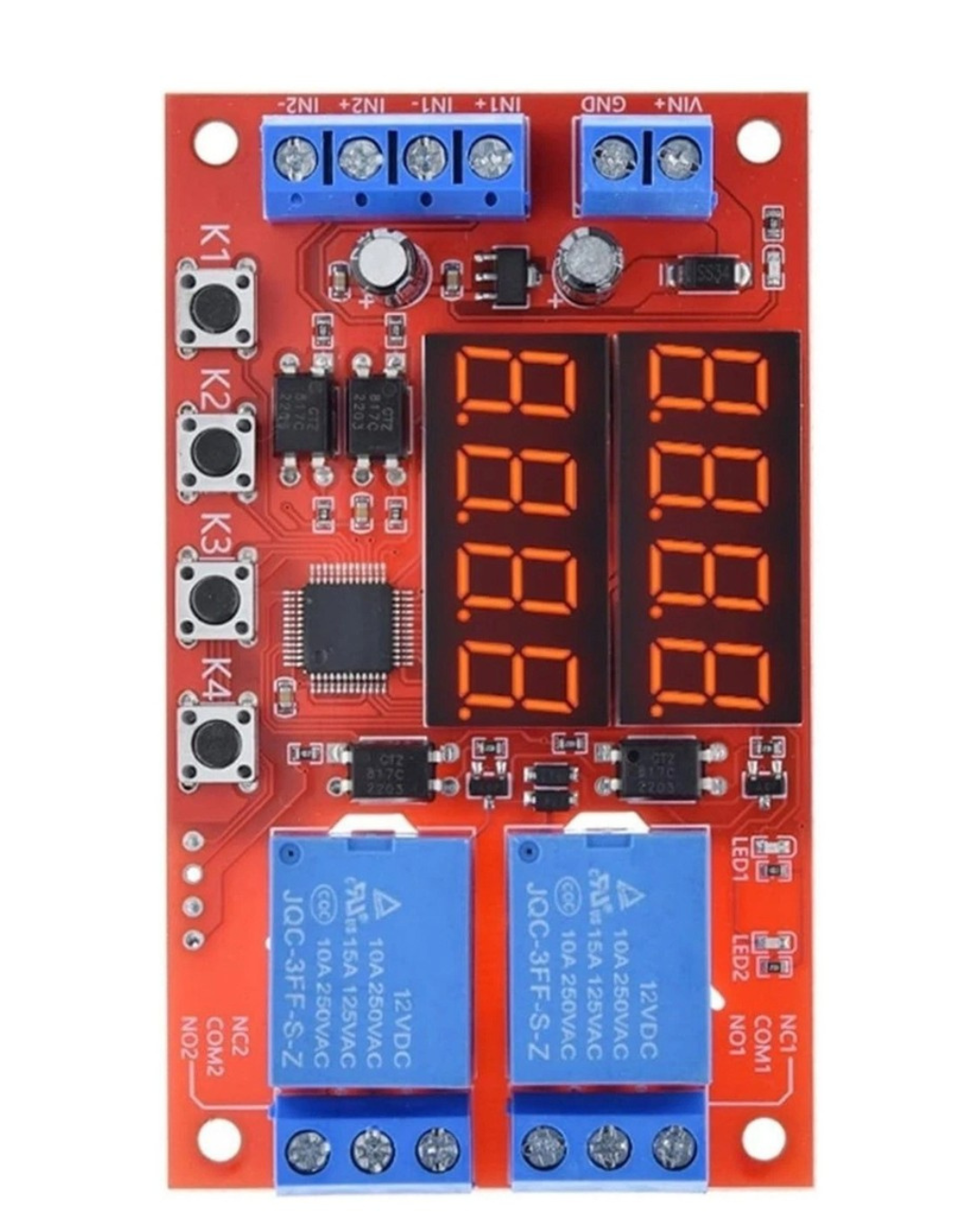 12V 10A Adjustable Time Delay Relay Module